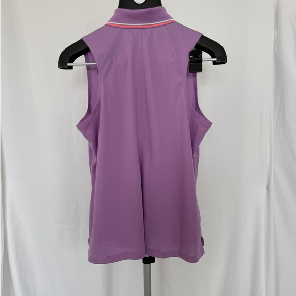 Nike Women's Lavender Sleeveless Polo Tank - Picture 4 of 5